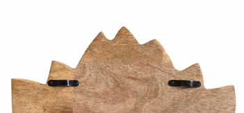 White Lotus Wash Handcarved Wooden Shelf, 4 of 4