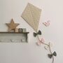 Liberty Style Fabric Kite, Baby Room Decoration, Nursery Gift, thumbnail 1 of 11