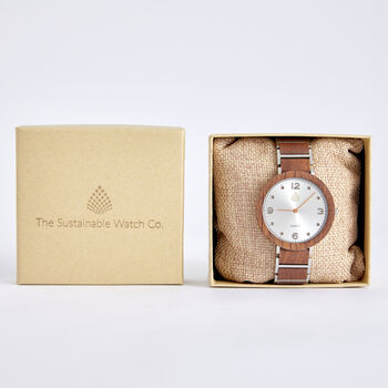 The Elm: Handmade Natural Wood Wristwatch, 2 of 8