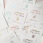 Set Of 10 Baby Shower Foiled Party Favour Envelopes, thumbnail 5 of 5