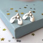 Sterling Silver Mistletoe Earrings, thumbnail 2 of 11