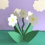 3D Standing Daisy Bloom® Greeting Card Birthday, thumbnail 2 of 6