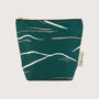 Forest Green Mountain Wash Bag, thumbnail 2 of 3