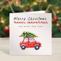 Bsl Christmas Card Christmas Tree Car, thumbnail 1 of 2