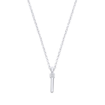 Personalised Initial Letter Sterling Silver Pendant Necklace, 9 of 12