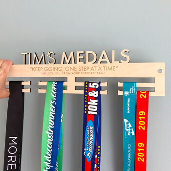 Daddy's Medals Personalised Hanger Display, 4 of 8
