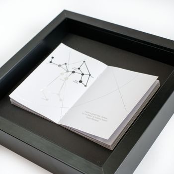 Personalised Constellation And Quote Framed Picture, 9 of 9