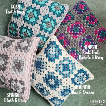 Beebees Homestore Diy Crochet Your Own Cushion Kit, 3 of 12