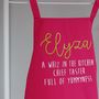 Child's Personalised Name Apron, thumbnail 4 of 12