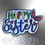 Happy Easter Bunny Ears Enamel Pin, thumbnail 3 of 8