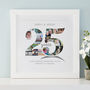 Personalised Silver Wedding Anniversary Collage, thumbnail 5 of 11