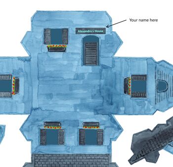 Build Your Own Personalized Retro Village Of Four Traditional Cottages, 5 of 8