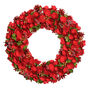 Giant Christmas Wishes Front Door Wreath, thumbnail 2 of 6