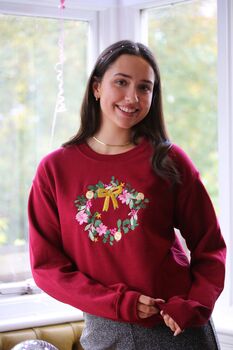 The Large Christmas Wreath Sweater, 3 of 6