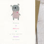 Personalised First Birthday Or Pick Your Age Koala Card, thumbnail 8 of 12