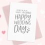 Almost Husband Wedding Day Card, thumbnail 1 of 3