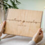 Wedding Guest Book Alternative Engraved, thumbnail 12 of 12