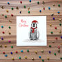 Personalised Penguin Christmas Card, thumbnail 2 of 6