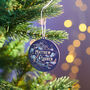 Personalised Couples Art Deco Style Christmas Bauble, thumbnail 1 of 4