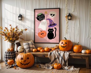 Witches Brew Halloween Art Print, 10 of 10