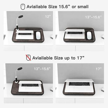 Laptop Tray With Built In Mouse Pad And LED Light, 4 of 4