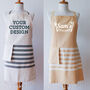 Personalised Cotton Apron And Tea Towel, Birthday Gift, thumbnail 10 of 12