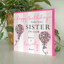 Leopard Love Balloon Sister In Law Birthday Card, thumbnail 2 of 3