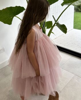 Mia In Dusty Rose ~ Party Or Flower Girl Dress, 5 of 7