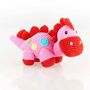 Handmade Dinosaur Steggi Pink Fair Trade Toy, thumbnail 3 of 4