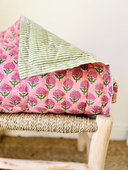 Reversible Block Print Quilt, 6 of 6