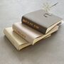 Personalised Spine Recycled Leather Photo Album, thumbnail 1 of 8