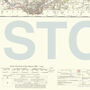 Personalised Bristol Map Print Bristol Gift, thumbnail 4 of 9