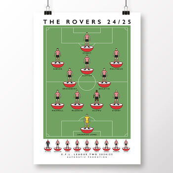 Doncaster Rovers 24/25 Poster, 2 of 7
