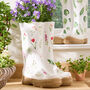 Personalised Patterned Welly Planters Gift Set, thumbnail 2 of 9