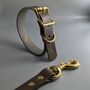 Luxury Leather Dog Collar And Matching Lead Set Nine Colour Options, thumbnail 10 of 12