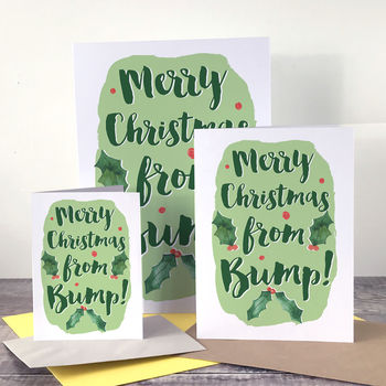 Merry Christmas From Bump Card, 2 of 5