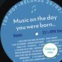 60th Birthday Print Music Day You Were Born Record 1966, thumbnail 4 of 12