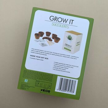 Grow It Succulents Gift Box, 3 of 3