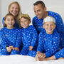 Personalised Matching Family Christmas Snowflake Pyjamas, thumbnail 4 of 7