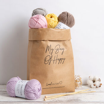 Face Cloth And Scrub Pad Beginner Knitting Kit, 10 of 10