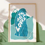 'You Are So Loved' Kids Positive Penguin Nursery Print, thumbnail 1 of 4