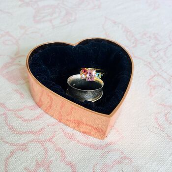 'Love You' Rose Gold Plated Engraved Trinket Pot, 3 of 4