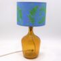 Recycled Glass Bottle Lamp | 36cm | Seven Colours, thumbnail 4 of 10