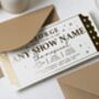Personalised Theatre Gift Voucher, thumbnail 5 of 9