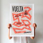 Vuelta Grand Tour Cycling Poster, Art For Cyclists, thumbnail 6 of 9