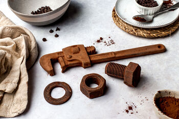 Chocolate Monkey Wrench, Nut And Bolt Gift Box, 4 of 8