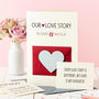 'Our Love Story' Secret Messages Card, thumbnail 1 of 5