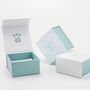 Aqua Chalcedony And Chrysoprase Statement Gold Ring, thumbnail 7 of 8