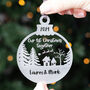 Personalised 1st Christmas Together Couple Bauble, thumbnail 1 of 3