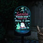 Personalised Santa Stop Here Outdoor Solar Light, thumbnail 2 of 10